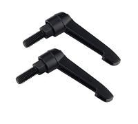 ANSIEDIO Poignée de Levier de Serrage, Poignée Réglable Vis de Poignée en L, Vis de Poignée de Serrage Filetage Mâle M8*25mm,2 pcs