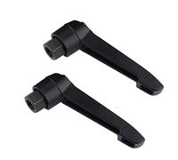 ANSIEDIO Poignée de Levier de Serrage, Poignées Réglables de Poignée de Filetage Femelle M12, 2pcs