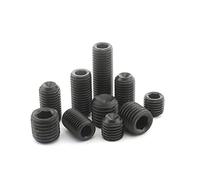 ANSIEDIO Vis à Six Pans Creux Sans Tête en Acier d'Alliage M6 Tasse Point Grub Vis Hex Tête Allen Vis M6×5mm,50 pcs