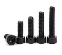 ANSIEDIO Vis Cylindrique à Six Pans Creux en Acier Allié Boulons à Six Pans à Tête Hexagonale Filetée total Vis à Métaux M12×100mm,2 pcs