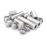 ANSIEDIO Vis Sans Tête Hexagonale M8 Allen Vis Pointeau en Acier Inoxydable M8×20mm,10 pcs
