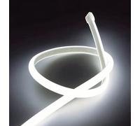 ANSIEN® Bandes LED Neón 220V,Chaque Coupe de 10cm 12W/m Cordon lumineux COB IP65 Étanche Avec Prise et Adhésif,Ruban LED Neón pour Maison,Bar,Restaurant (Blanc Froid, 30M)