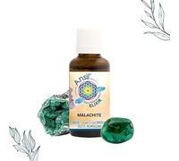 ANSIL Élixir de Malachite 30 ml - Élixir Minéral Bien-Être avec Cristaux de Malachite - Rituel Énergétique pour Relaxation, Harmonie Intérieure et Équilibre Émotionnel - Fabrication Française