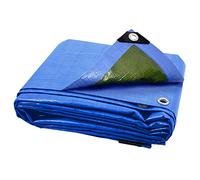 ANSIO Bâche imperméable 90 g/m² - Bleu/vert (4 x 5 m)