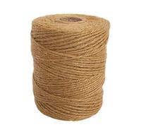 Ansio Ficelle de jute 333 pieds, parfait pour la décoration de jardin, de fleuristerie, de bricolage et d'emballage 333 ft 3 ply 3 mm - Pack of 1 marron