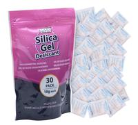 ANSIO Lot de 30 sachets déshydratants en gel de silice absorbeurs d'humidité 10 g
