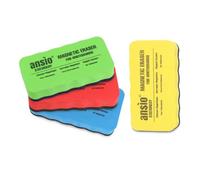 ANSIO Lot de 4 gommes magnétiques pour tableaux blancs durables et légères