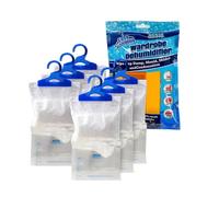 ANSIO Lot de 6 déshumidificateurs de Condensation pour Humide, moisissure, humidité dans la penderie, Chambre, Caravane, Salle de Bain, Cave, 210 g