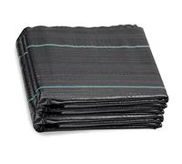 ANSIO Membrane Anti-Mauvaises Herbes 2 m x 10 m - Tissu résistant aux Mauvaises Herbes - Résistant aux UV - Idéal pour Une Utilisation dans Les terrasses, Jardins, parterres de Fleurs, aménagement