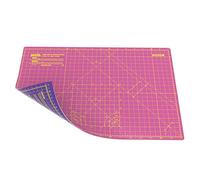 ANSIO Tapis de Coupe Auto-cicatrisant A3 Double Face 5 Couches - Quilting, Couture, Scrapbooking, Tissu & Papercraft - Imperial/Métrique 17 x 11 Pouces / 42 x 27 cm - Super rose/Violet royal