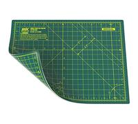 ANSIO Tapis de coupe Auto-cicatrisant A4 Double Face 5 Couches - Quilting, Couture, Scrapbooking, Tissu & Papercraft - Impérial/Métrique 11 x 8 Pouces/29 x 21 cm - Vert/Vert