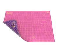 ANSIO Tapis de découpe auto-cicatrisant A1 double face 5 couches - matelassage, couture, scrapbooking, tissu et papier - impérial/métrique 89 cm x 59 cm - Super rose/violet royal