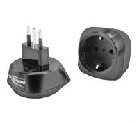 Ansmann Adaptateur de voyage 1250-0035 EU vers IT - 10A max - utilisable dans 10 pays