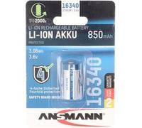 Ansmann 1300-0017 Pile rechargeable spéciale 16340 Li-Ion 3.6 V 850 mAh G