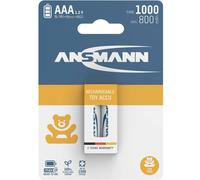 Ansmann 1311-0029 Pile rechargeable LR3 (AAA) NiMH 800 mAh 1.2 V 2 pc(s)