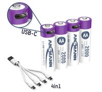 Ansmann 1312-0036 pile domestique Batterie rechargeable AA Lithium-Ion (Li-Ion)