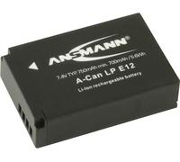 Ansmann 1400-0045 A-CAN LP-E 12 Batterie au lithium-ion (Li-Ion) pour appareil photo num?rique, capacit ? de 750 mAh, type de batterie Canon LP-E12