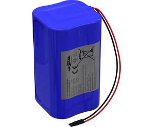 Ansmann 2S2P Akkupack 4x 18650 Kabel Li-Ion 7.2V 5200mAh Block Pack de piles rechargeables 4x Li-Ion 5200 mAh