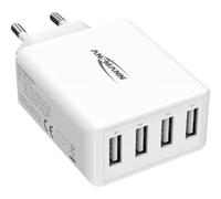 Ansmann HomeCharger HC430 Chargeur USB 30 W 4x USB-A blanc intérieure