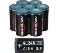 ANSMANN 4LR44 Pile alcaline 6V Pile spéciale - pack de 8