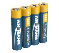 Ansmann Piles alcalines X-Power Super 5015653 AAA Longlife – Paquet de 4