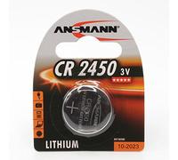 Ansmann 5020112 Lot de 2 piles bouton au lithium CR2450 3 V