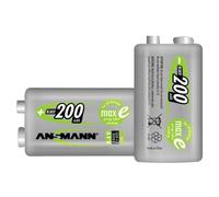 Ansmann 5035342 Pile Rechargeable MaxE 9V PP3 Bloc 200mAh Pack Unique