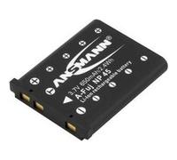 Ansmann A-Fuji NP 45 Batterie pour appareil photo Remplace laccu dorigine NP-45 3.7 V 650 mAh Noir G