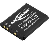 Ansmann A-Nik ENEL 19 Batterie pour appareil photo Remplace laccu dorigine EN-EL19 3.7 V 700 mAh