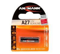 ansmann ansmann pile alcaline a27, 12 volt, blister de 1 noir Noir