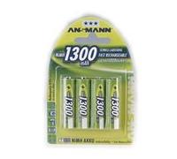 Ansmann Accu, AA, 1300 mAh AA / HR6 Hybrides nickel-métal (NiMH)