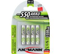 ANSMANN Accu AAA 550mAh Micro NiMH 1,2V - 1000x rechargeable (4 pièces)