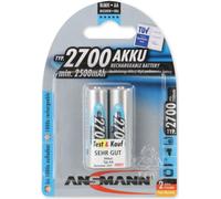 ANSMANN Accumulateur NiMH Premium Mignon AA 2.700 mAh 2er-Blister
