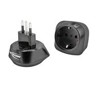 Ansmann 1250-0035 Adaptateur de voyage EU to IT