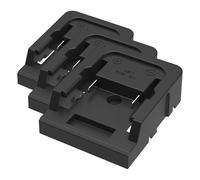 ANSMANN Adapterplatte für Makita Akku, USB Adapter für Ansmann Baustrahler, Ladegerät, makita 18V Akku, Akku, Werkstatt, Kfz, Noir (Lot de 3)