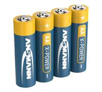 Ansmann Alcaline AA, lot de 4 piles X-Power (L'emballage peut varier)