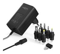 ANSMANN APS 300 Bloc d'alimentation universel 12 V avec 7 adaptateurs différents - Fiche d'alimentation jusqu'à max. 300 mA - Pour alimenter de nombreux petits appareils électriques de 3 à 12 V
