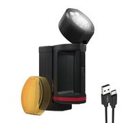 ANSMANN Baladeuse LED rechargeable HS20R Pro (1 pce) - Lampe torche ultra puissante avec accumulateur de 10 400 mAh - Lampe baladeuse 1700 lm pour une portée de 470 m