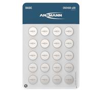 ANSMANN Basic 20x CR2450 Piles Bouton Lithium 3V / Piles de Haute qualité/Idéales pour Les balances de Cuisine, Les clés de Voiture, Les appareils de Mesure, Les télécommandes, etc.