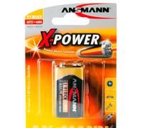 Ansmann Batterie X-POWER 9 V-Block 6LF22 alcaline