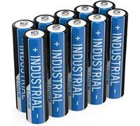 Ansmann Piles au lithium Industrial LR03 (AAA) 1150 mAh 1,5 V Lot de 10 Noir