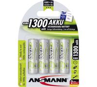 ANSMANN - Batterie 4 x type AA - NiMH - (rechargeable) - 1300 mAh