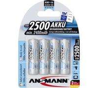 ANSMANN - Batterie 4 x type AA - NiMH - (rechargeable) - 2500 mAh