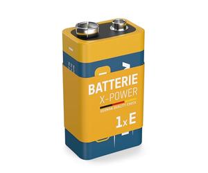 ANSMANN Batterie 5015643 X-Power Super Alkaline 9V E / 6LF22 / 6AM6 / 1er pack