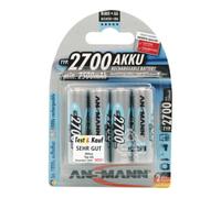 ANSMANN Batterie cellule Mignon 2700mAh 1,2V NiMH ANSMANN/Blister Quantité:1
