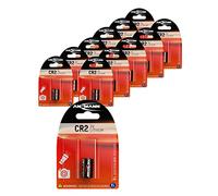 Ansmann Batterie Lithium Photo CR2 (3 V) (Pack de 12) pour Porte de Garage, Alarme, déclencheur Radio pour Appareil Photo, de Mesure, Sonnette, etc.