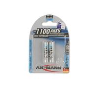 Ansmann Batterie NiMH Type 1100 Micro 1050mAh 2er Blister