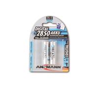 Ansmann Batterie NiMH Type 2850 Mignon 2650mAh Digital 2er Blister