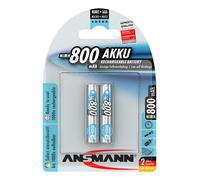 Ansmann Batterie NiMH Type 900 Micro 800mAh 2er Blister