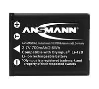 Ansmann LI-42B Batterie pour appareil photo Remplace l'accu d'origine LI-42B 3.7 V 700 mAh